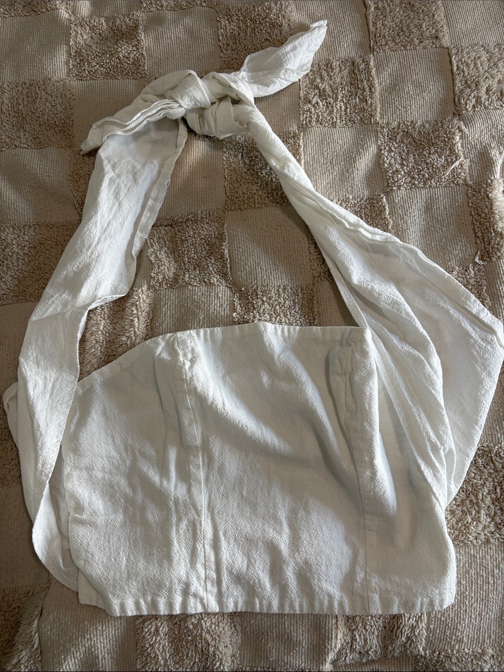 White halter top